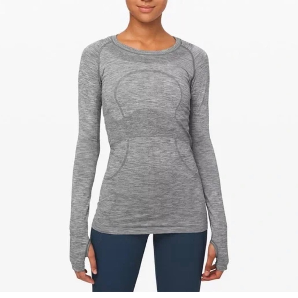 lululemon athletica Gray Long Sleeve Top